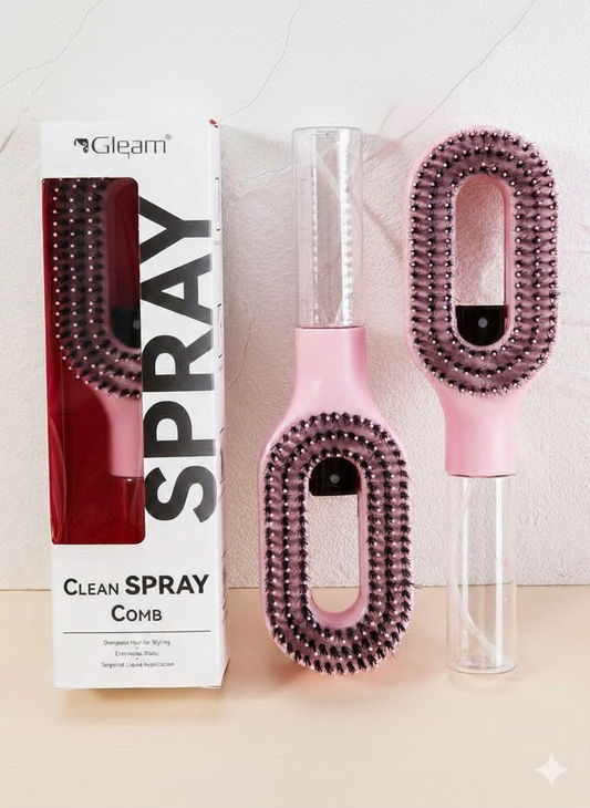 Gleam™️ AquaBrush – Perie cu pulverizare pentru păr perfect